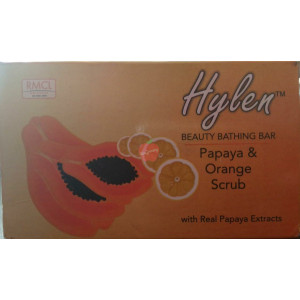 RMCL Hyler Bathing Bar Papaya & Orange Scrub 100gm