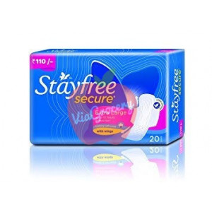 Stayfree Secure XL With Wing 20 Pads